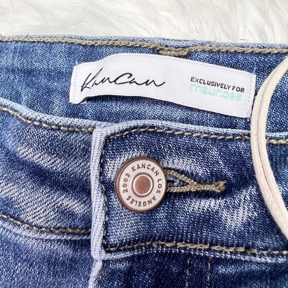 👖NWT🤩|•KANCAN•| Distressed Skinny Leg High Rise Waist Jean Size 27 Regular👖 - Picture 8 of 9